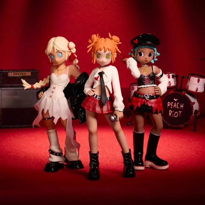 Bonecos do Peach Riot Bloody Valentine