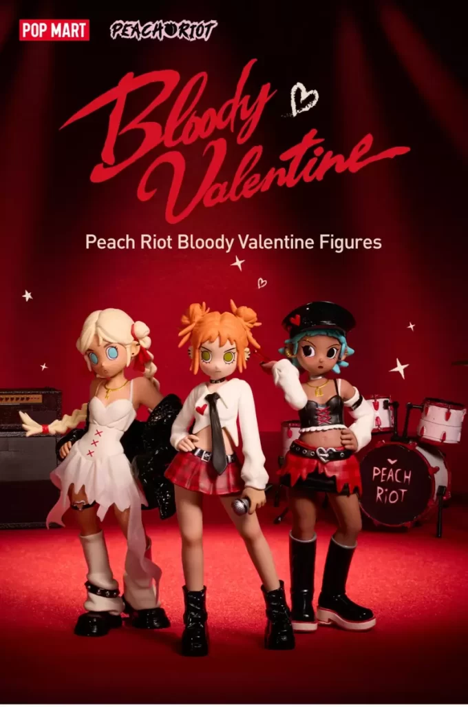 Bonecos do Peach Riot Bloody Valentine
