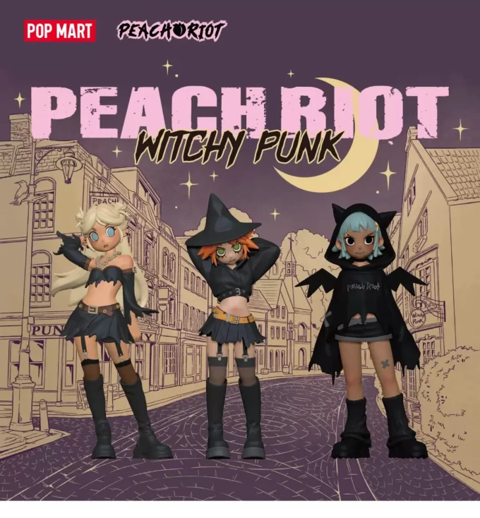 Bonecos Punk Bruxos Peach Riot