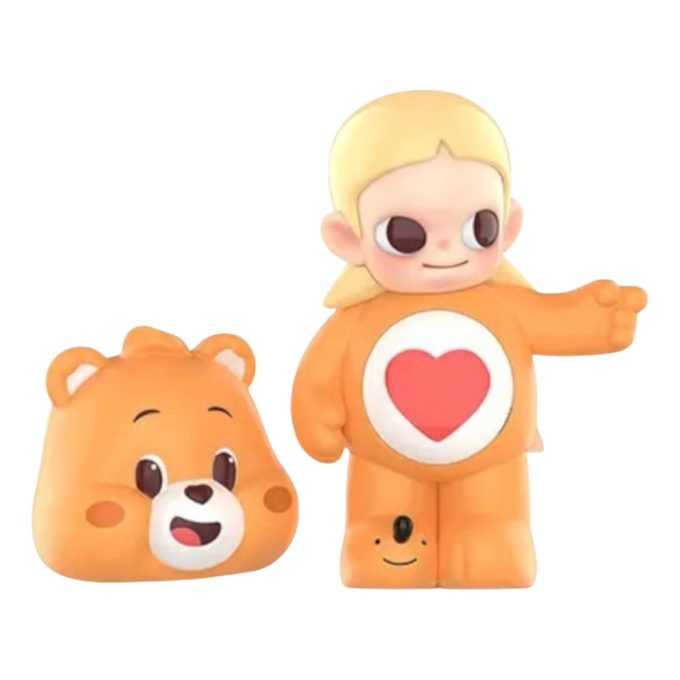 Bonecos Ursinhos Carinhosos Pop Mart x Zsiga “Ursinho Coração Macio e Terninho”