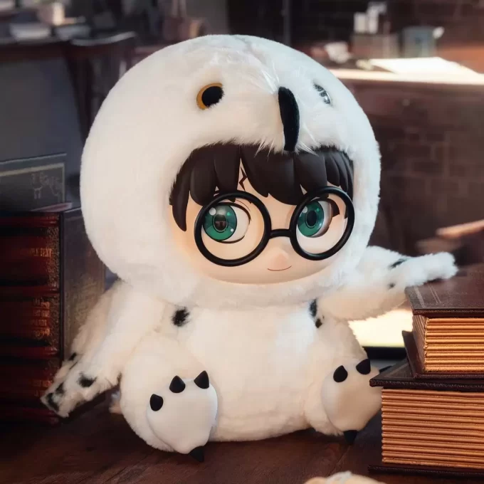 Brinquedo de pelúcia de PVC Harry Potter Bubo Scandiaca