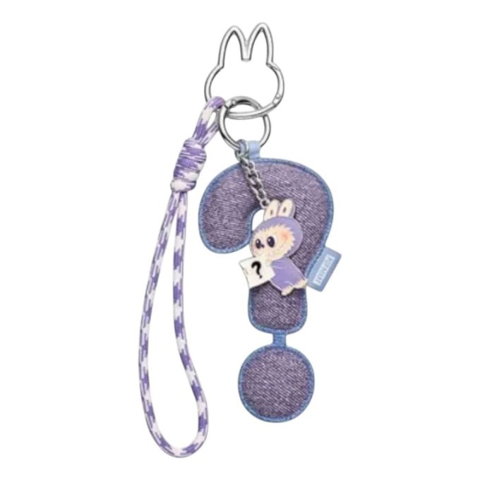 Broche Labubu para pingente de carta de amor “?”