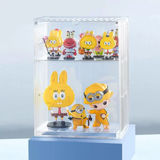 Caixa de exposição modular transparente POP 400%