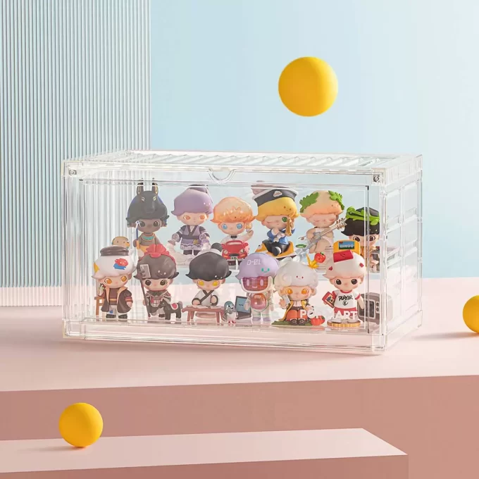 Caixa de exposição modular transparente POP