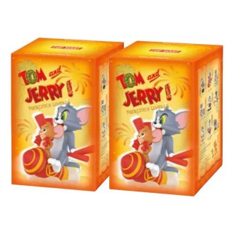 Caixa lacrada com bonecos da bússola proibida de Tom e Jerry (2 caixas surpresa)