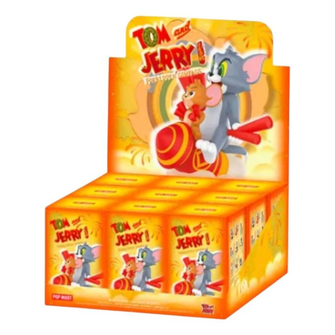 Caixa lacrada com bonecos da bússola proibida de Tom e Jerry (9 caixas surpresa)