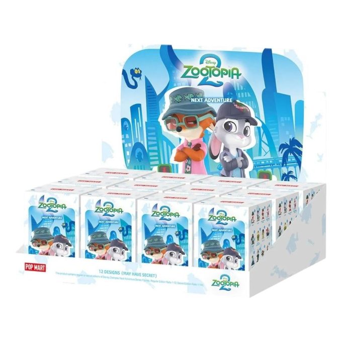 Caixa lacrada com bonecos Disney Zootopia Next Adventure (12 caixas surpresa)