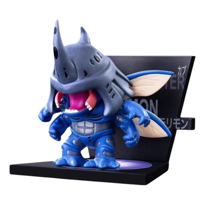 Caixa lacrada com ímã de geladeira Digimon “Kabuterimon”