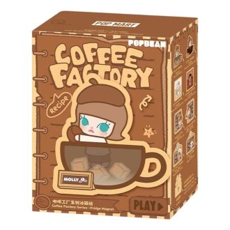 Caixa lacrada com ímã de geladeira Pop Bean Coffee Factory (1 caixa surpresa)