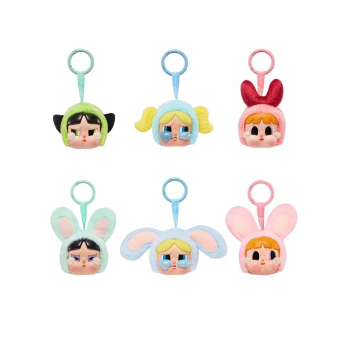 Caixa lacrada com pingente CryBaby da Pop Mart x Meninas Superpoderosas (1 caixa surpresa)