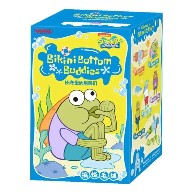 Caixa lacrada de pelúcia Pop Mart x Bikini Bottom Buddies (1 caixa surpresa)