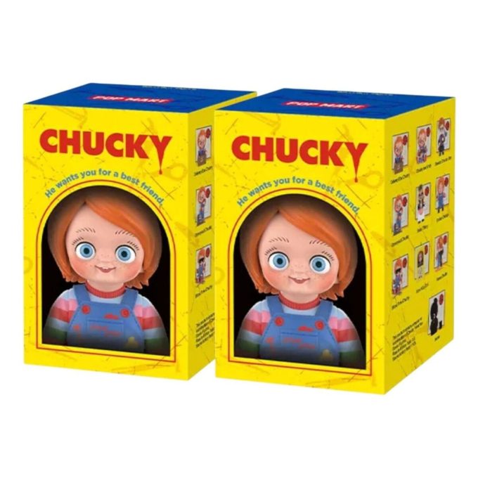 Caixa lacrada para bonecos da série Chucky Franchise (2 caixas surpresa)