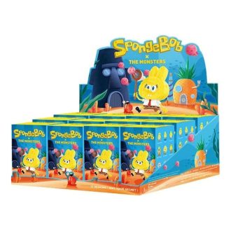 Caixa lacrada Pop Mart x Bob Esponja Os Monstros Labubu (12 caixas surpresa)