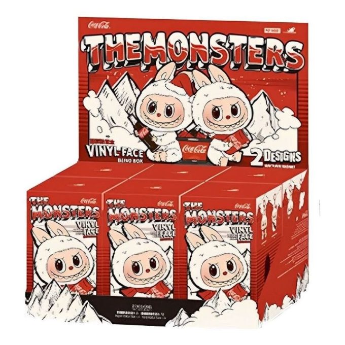 Caixa lacrada Pop Mart x Coca Cola The Monsters Labubu (6 caixas surpresa)