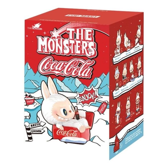 Caixa lacrada Pop Mart x Coca-Cola The Monsters Labubu Figure (1 caixa surpresa)