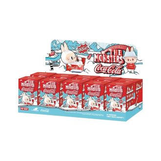 Caixa lacrada Pop Mart x Coca-Cola The Monsters Labubu Figure (10 caixas surpresa)
