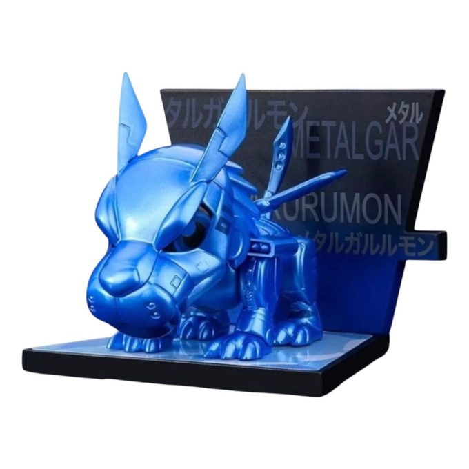 Caixa selada com imã de geladeira Digimon “Kyuukyoku Shinka Metal Garurumon” Edição secreta