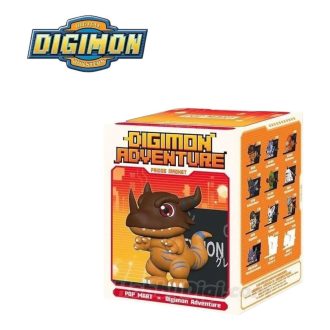 Caixa selada com ímã de geladeira Digimon (1 caixa cega)