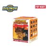Caixa selada com ímã de geladeira Digimon (1 caixa cega)