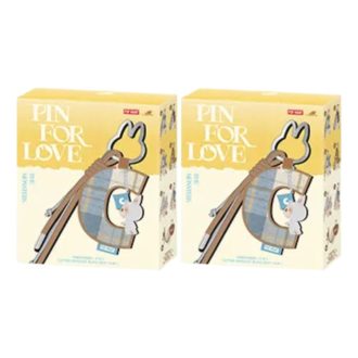 Caixa selada com pingente de carta de amor Labubu (A-M) (2 caixas surpresa)