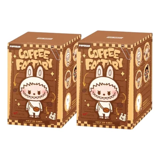Caixa selada com pingente de pelúcia da Pop Bean Coffee Factory (2 caixas surpresa)