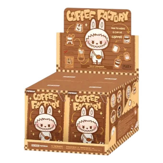 Caixa selada com pingente de pelúcia da Pop Bean Coffee Factory (4 caixas surpresa)