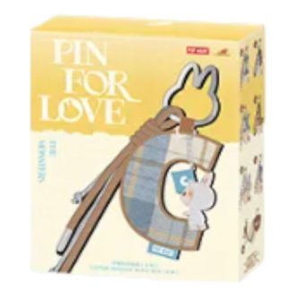 Caixa selada com pingente Labubu Pin para carta de amor (A-M) (1 caixa surpresa)