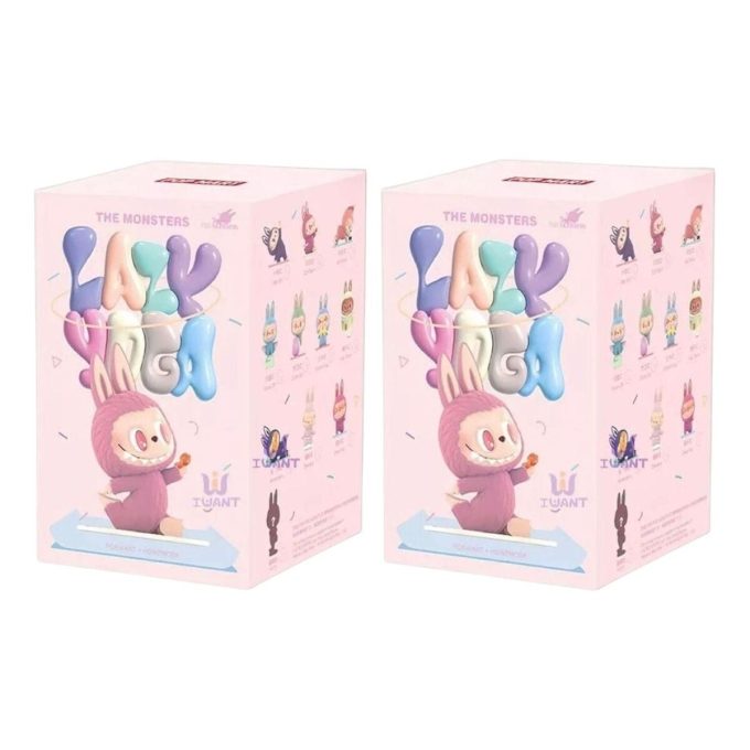 Caixa selada Labubu Lazy Yoga (2 caixas surpresa)