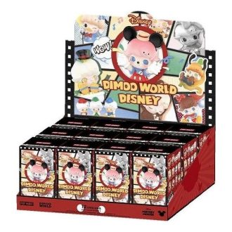 Caixa selada para bonecos Disney Dimoo World (12 caixas surpresa)