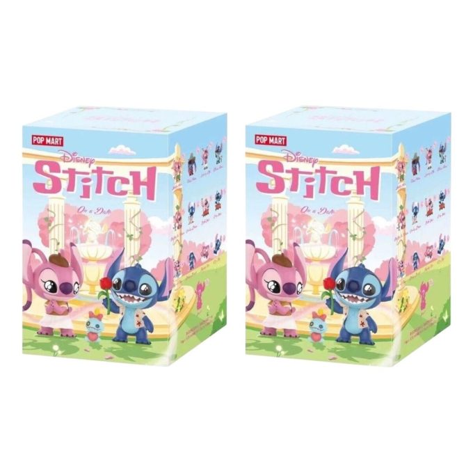 Caixa selada para bonecos Stitch On a Date da Disney (2 caixas surpresa)