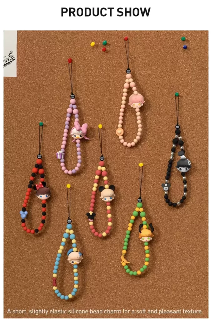 Caixa surpresa com cordão para celular DIMOO WORLD × DISNEY Series