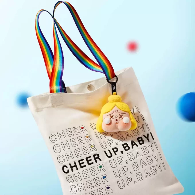 Caixa surpresa com pingente de pelúcia da série CRYBABY CHEER UP, BABY!