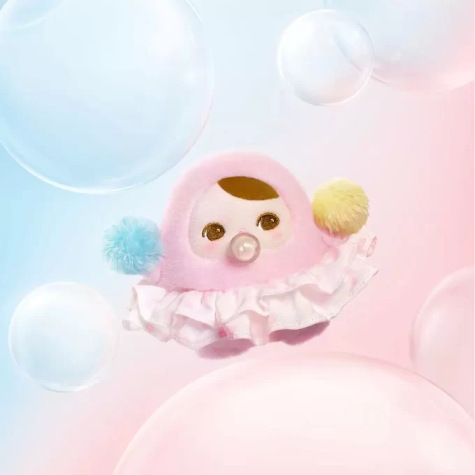 Caixa surpresa com pingente de pelúcia da série PUCKY BEANIE BUBBLE UP