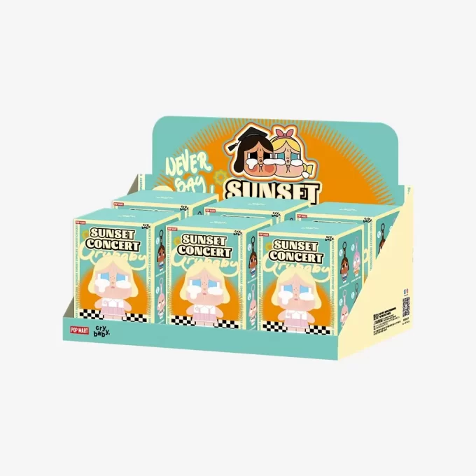Caixa surpresa com pingente de pelúcia da série Sunset Concert da CRYBABY