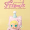 Caixa surpresa com pingente de pelúcia de vinil Baby Molly Pocket Friends Series