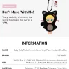 Caixa surpresa com pingente de pelúcia de vinil Baby Molly Pocket Friends Series