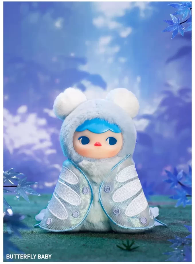 Caixa surpresa com pingente de pelúcia em vinil PUCKY Forest Party Series