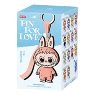 Caixa surpresa com pingente de pelúcia Labubu Pin for Love (N-Z) (1 caixa surpresa)