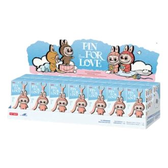 Caixa surpresa com pingente de pelúcia Labubu Pin for Love (N-Z) (14 caixas surpresa)