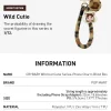 Caixa surpresa com pingente para celular da série CRYBABY Wild But Cutie