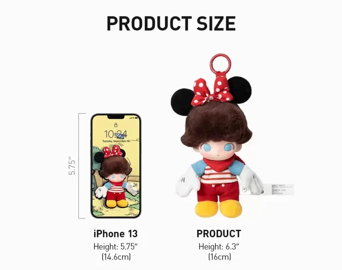 Caixa surpresa de chaveiro de pelúcia de vinil da série DIMOO WORLD × DISNEY Caixa surpresa de chaveiro de pelúcia de vinil da série DIMOO WORLD × DISNEY