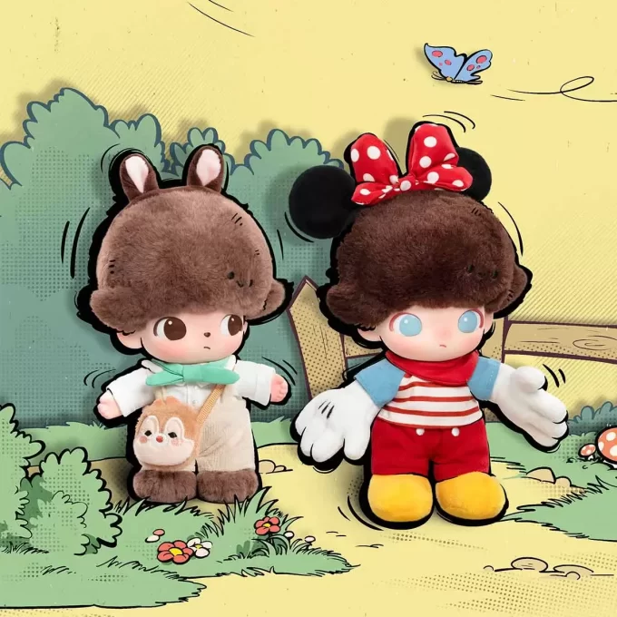 Caixa surpresa de chaveiro de pelúcia de vinil da série DIMOO WORLD × DISNEY Caixa surpresa de chaveiro de pelúcia de vinil da série DIMOO WORLD × DISNEY