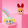 Caixa surpresa de pelúcia com rosto de vinil da série CRYBABY × Powerpuff Girls