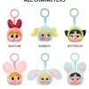 Caixa surpresa de pelúcia com rosto de vinil da série CRYBABY × Powerpuff Girls