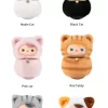Caixa surpresa de pelúcia de vinil da série PUCKY Roly-Poly Kitty