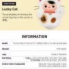 Caixa surpresa de pelúcia de vinil da série PUCKY Roly-Poly Kitty