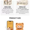 Caixa surpresa de pelúcia de vinil da série PUCKY Roly-Poly Kitty