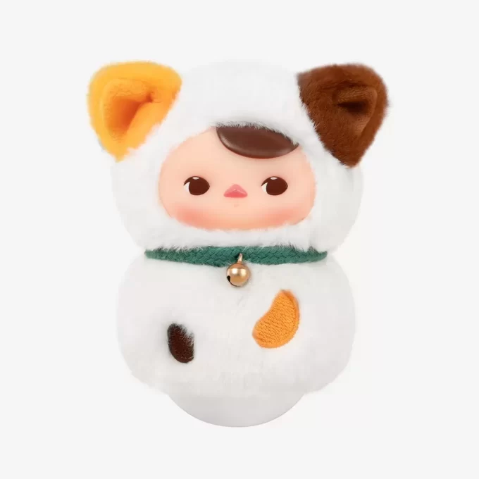 Caixa surpresa de pelúcia de vinil da série PUCKY Roly-Poly Kitty