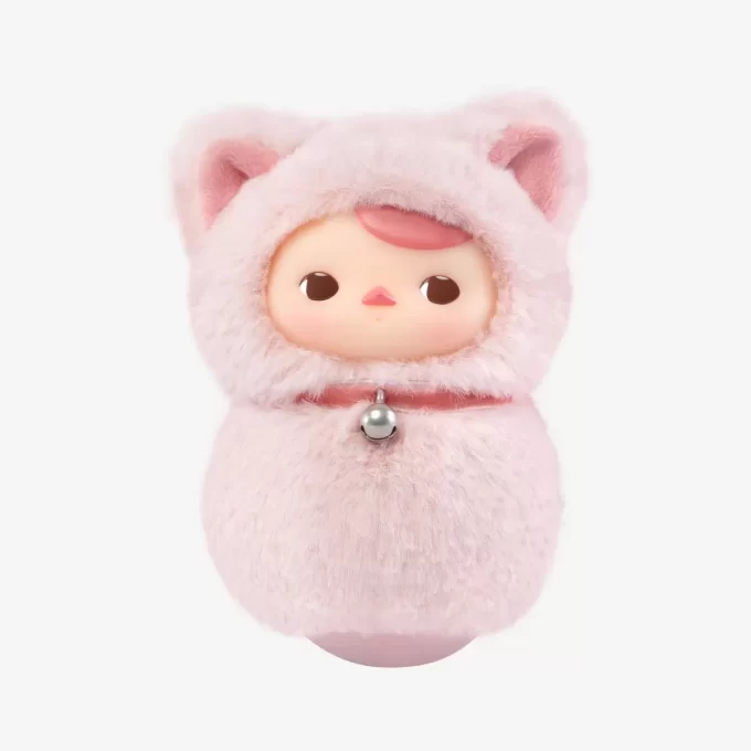 Caixa surpresa de pelúcia de vinil da série PUCKY Roly-Poly Kitty