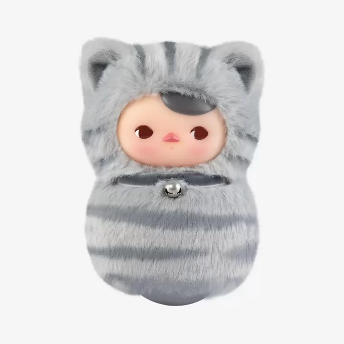Caixa surpresa de pelúcia de vinil da série PUCKY Roly-Poly Kitty